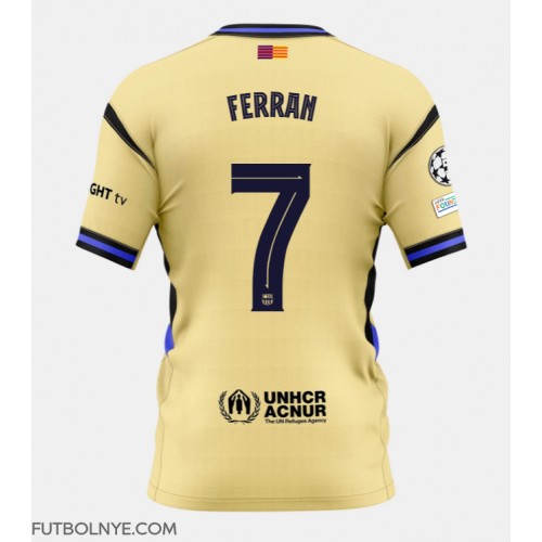 Camiseta Barcelona Ferran Torres #7 Visitante Equipación 2025-26 manga corta